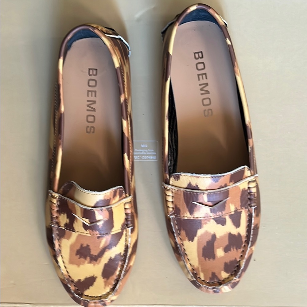 Women's Leopard Print Loafers